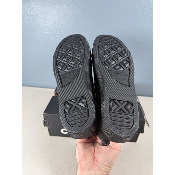 Converse Chuck Taylor All Star Black/Black Canvas High-Top Shoes Men's Size 7.5 - Picture 7 of 8